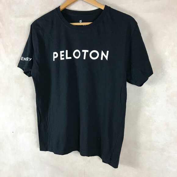 Women's PELOTON Century Club 100 Black T-Shirt NWOT MEDIUM - Picture 7 of 7